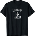 Clearwater Florida Nautical Sailing Boating Rustic Anchor Apparel Streetwear Style US Top Pick