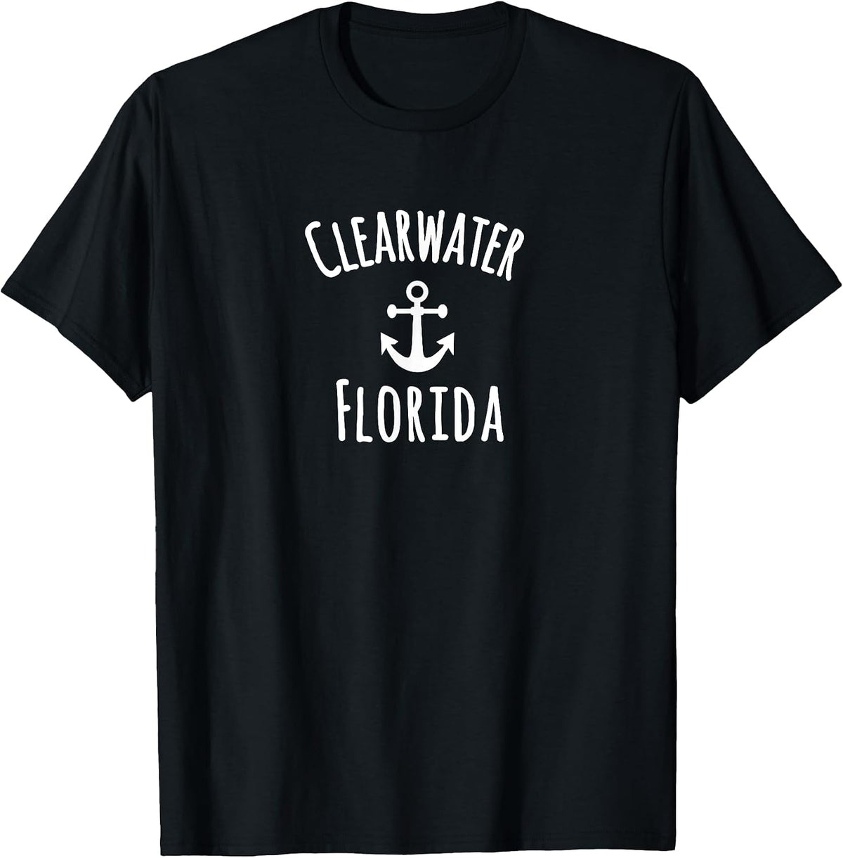 Clearwater Florida Nautical Sailing Boating Rustic Anchor Apparel Streetwear Style US Top Pick