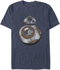 STAR WARS Big & Tall Force Awakens Zen Bb8 Men's Tops Short Sleeve Tee Shirt T-Shirt | Aesthetic Streetwear