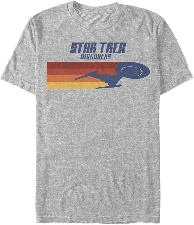 Fifth Sun Star Trek Discovery Fashion Men's Tops Short Sleeve Tee Shirt T-Shirt | Aesthetic Streetwear