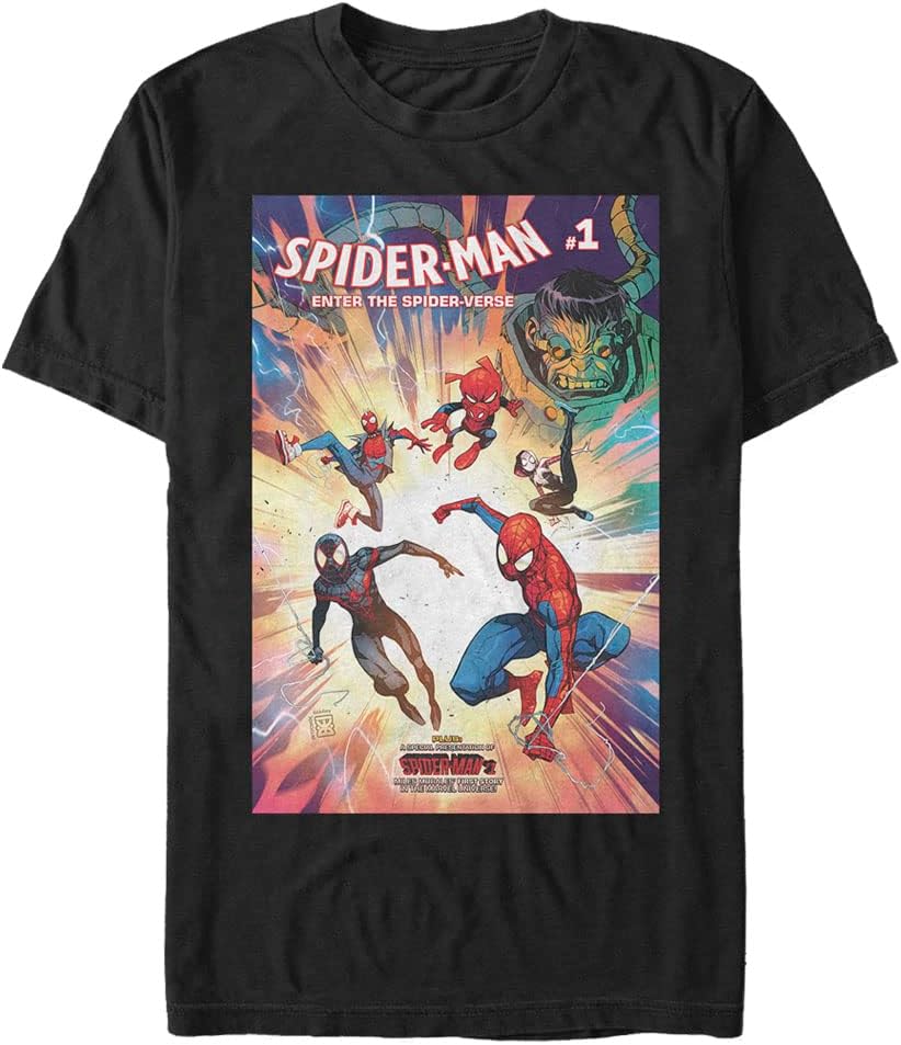 Marvel Big & Tall Classic Spider-Verse Nov18 Men's Tops Short Sleeve Tee Shirt T-Shirt | Best Seller