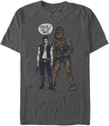 STAR WARS Big & Tall Mah Back Men's Tops Short Sleeve Tee Shirt T-Shirt | Best Seller