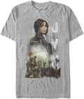 STAR WARS Big & Tall Rogue One Jyn Progress Men's Tops Short Sleeve Tee Shirt T-Shirt | Best Seller