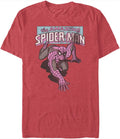 Marvel Mens Comics Retro Classic Amazing Spidey Young Men's Short Sleeve Tee ShirtT-Shirt T-Shirt | US Viral Style