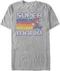 Nintendo Men's Super Mario Running Retro Stripe Apparel | Trending 2025