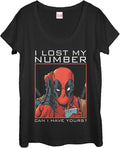 Fifth Sun Marvel Classic New Number Women's Short Sleeve Tee Shirt T-Shirt | Premium Quality