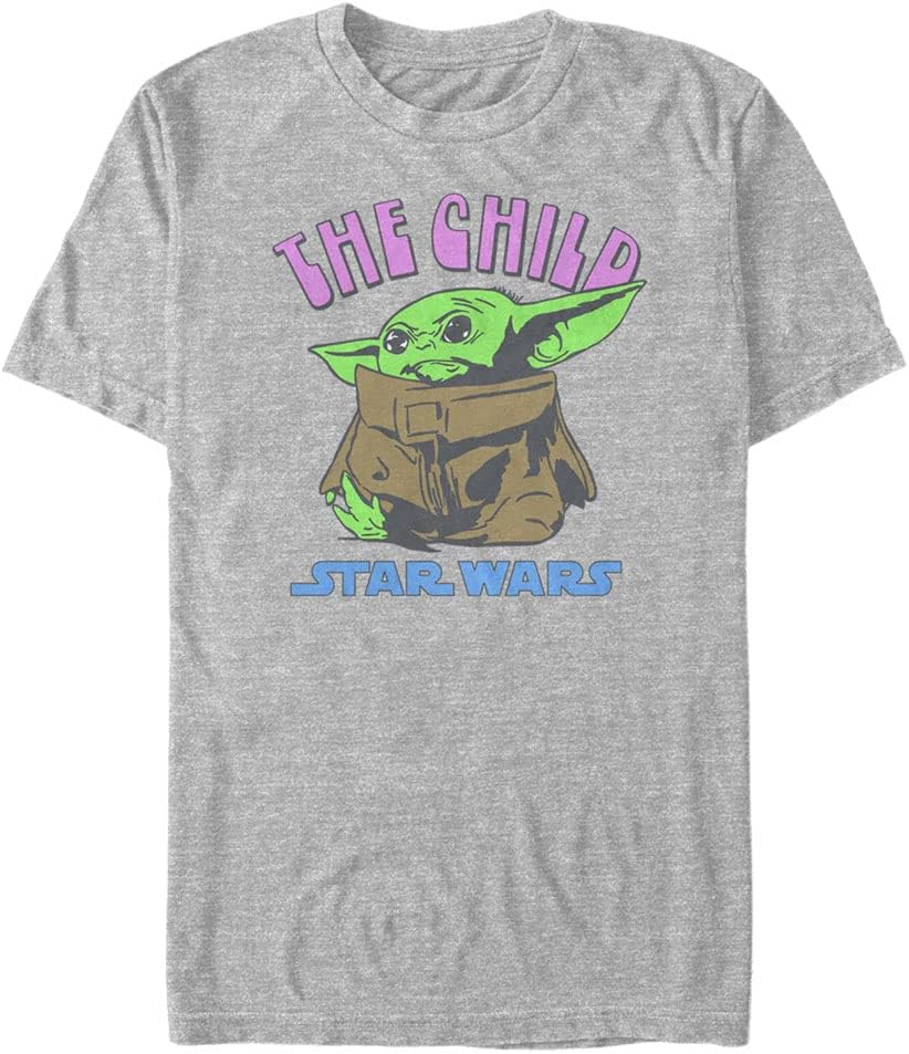 STAR WARS Big & Tall Mandalorian Child Men's Tops Short Sleeve Tee Shirt T-Shirt | Best Seller