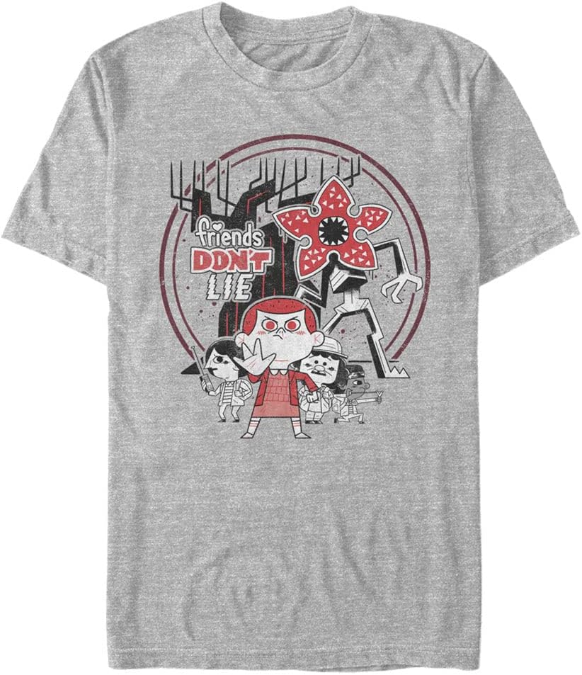 Stranger Things Men's Big & Tall Chibi Things Apparel | Aesthetic Streetwear