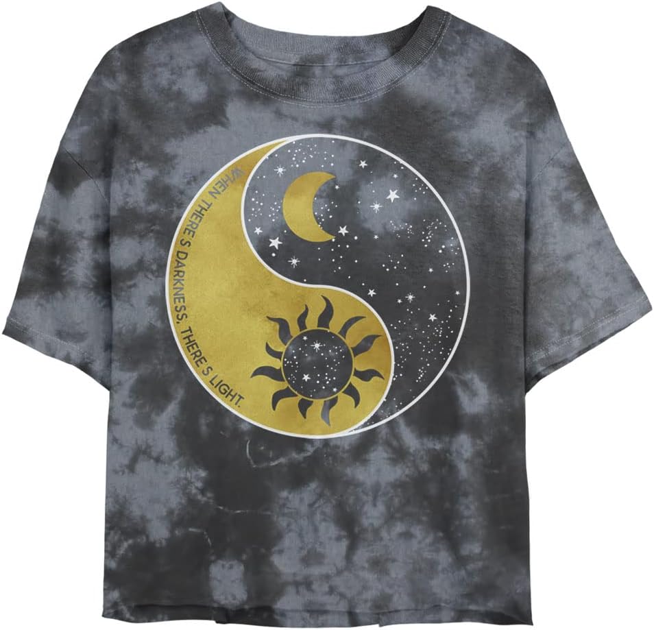 Fifth Sun Lost Gods Celestial Yin Yang Women's Fast Fashion Short Sleeve Tee Shirt T-Shirt | Premium Quality