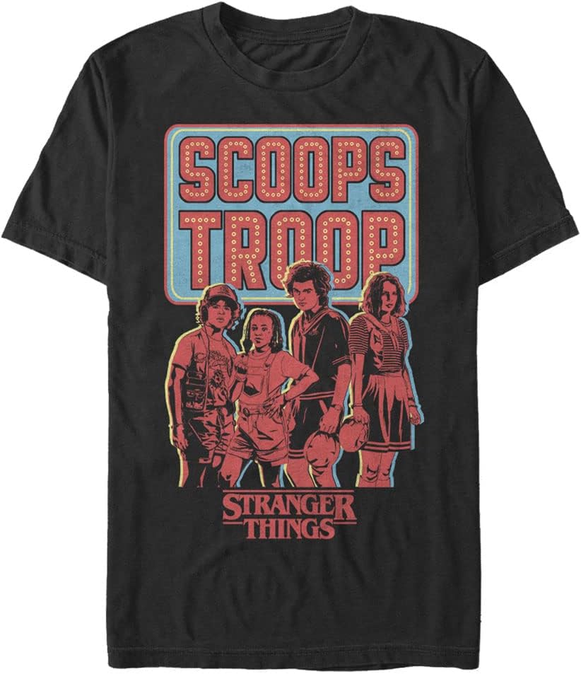 Stranger Things Men's Big & Tall Scoop Troop Apparel | Trending 2025