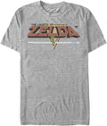 Nintendo Emblem Men's Tall Tops Short Sleeve Tee Shirt Athletic Heather T-Shirt | Premium Quality