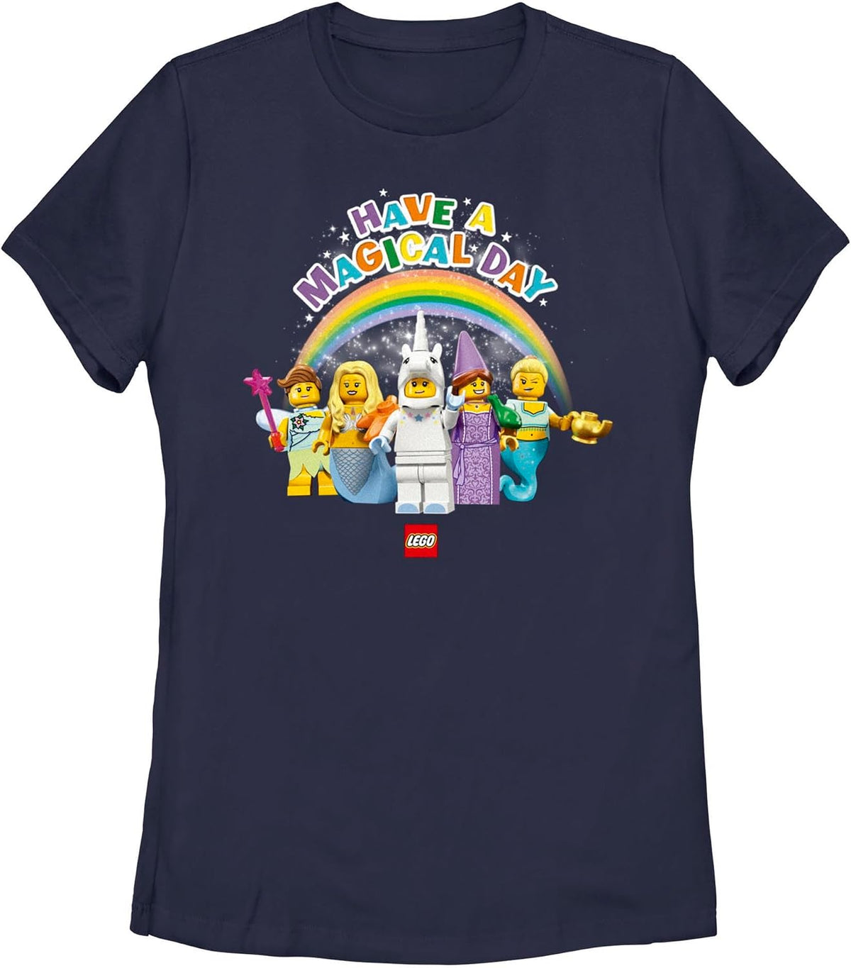 Fifth Sun Womens Lego Iconic Magical Day Women's Short Sleeve Tee Shirt T-Shirt | Trending 2025