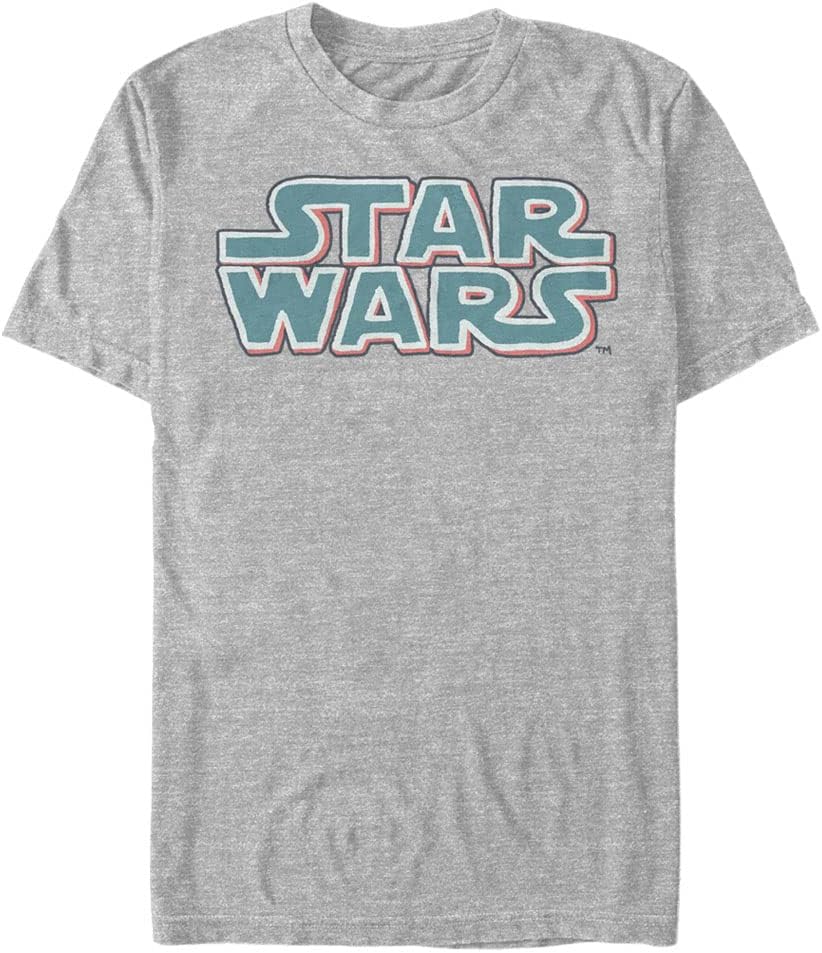STAR WARS Big & Tall Embroidery Logo Men's Tops Short Sleeve Tee Shirt T-Shirt | Best Seller