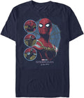 Marvel Spider-Man No Way Home Pose Line Up Portrait Men's Apparel | Aesthetic Streetwear