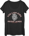 Fifth Sun Disney Minimal Lion King Back Women's Short Sleeve Tee Shirt T-Shirt | US Viral Style
