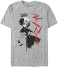 Disney Cruella No Rules Men's Tops Short Sleeve Tee Shirt T-Shirt | US Viral Style