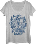 STAR WARS Forest Camp Women's Short Sleeve Tee Shirt T-Shirt | Premium Quality