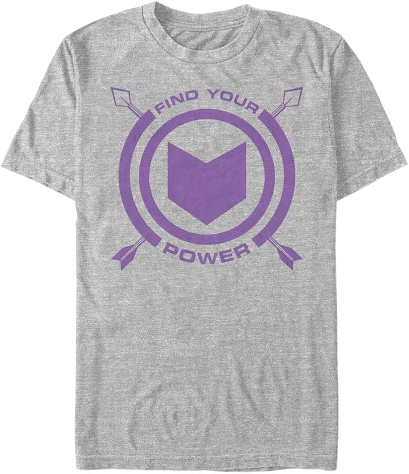 Marvel Big & Tall Classic Power of Hawkeye Men's Tops Short Sleeve Tee Shirt T-Shirt | Best Seller