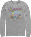 WARNER BROS Tom & Jerry California Men's Tops Long Sleeve Tee Shirt T-Shirt | US Viral Style