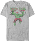 Marvel Big & Tall Classic Deck Hulk Men's Tops Short Sleeve Tee Shirt T-Shirt | Premium Quality