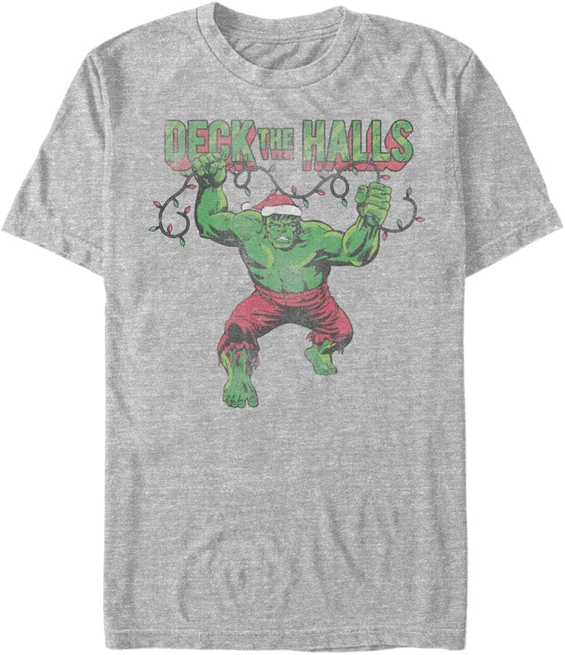 Marvel Big & Tall Classic Deck Hulk Men's Tops Short Sleeve Tee Shirt T-Shirt | Premium Quality
