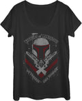 STAR WARS Patches Ohoulihan Women's Short Sleeve Tee Shirt T-Shirt | Trending 2025