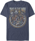 STAR WARS Big & Tall Mandalorian The Way Group Men's Tops Short Sleeve Tee Shirt T-Shirt | Trending 2025