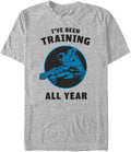 Marvel Classic Panther Year Training Men's Tops Short Sleeve Tee Shirt T-Shirt | Aesthetic Streetwear