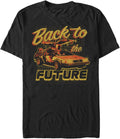 Back To The Future Men's Back to The Races Basic Solid Tee T-Shirt | Trending 2025
