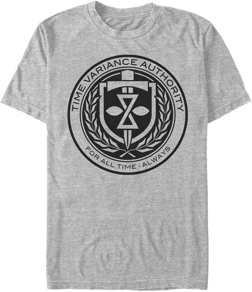 Marvel Big & Tall Loki TVA Front Chest Men's Tops Short Sleeve Tee Shirt, Athletic Heather, 3X-Large T-Shirt | US Vir...
