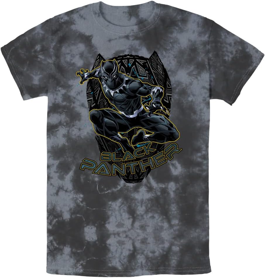 Marvel Universe Golden Panther Young Men's Short Sleeve Tee Shirt T-Shirt | Best Seller