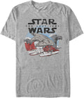 STAR WARS Big & Tall Last Jedi Salt Battle Men's Tops Short Sleeve Tee Shirt T-Shirt | Best Seller