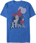 Disney Young Men's Hook Pride T-Shirt, Royal Heather, 3XL T-Shirt | US Viral Style