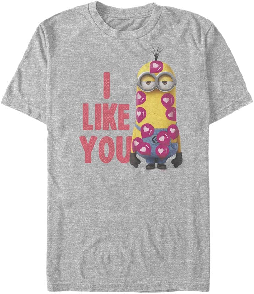 Fifth Sun Big & Tall Minions I Like You Men's Tops Short Sleeve Tee Shirt T-Shirt | Trending 2025