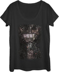 Fifth Sun Star Trek The Next Generation We are The Borg Women's Short Sleeve Tee Shirt T-Shirt | Aesthetic Streetwear