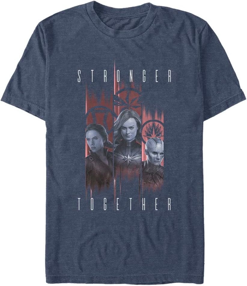 Marvel Big & Tall Stronger Trio Men's Tops Short Sleeve Tee Shirt T-Shirt | Trending 2025