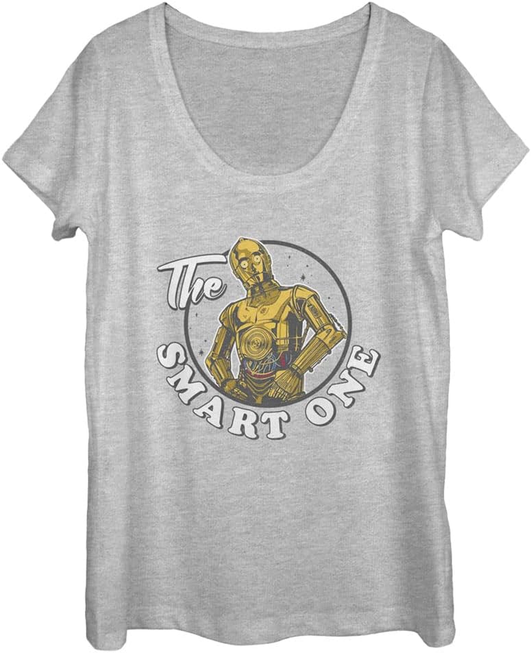 STAR WARS Last Jedi I Am The Smart One Women's Short Sleeve Tee Shirt T-Shirt | Best Seller
