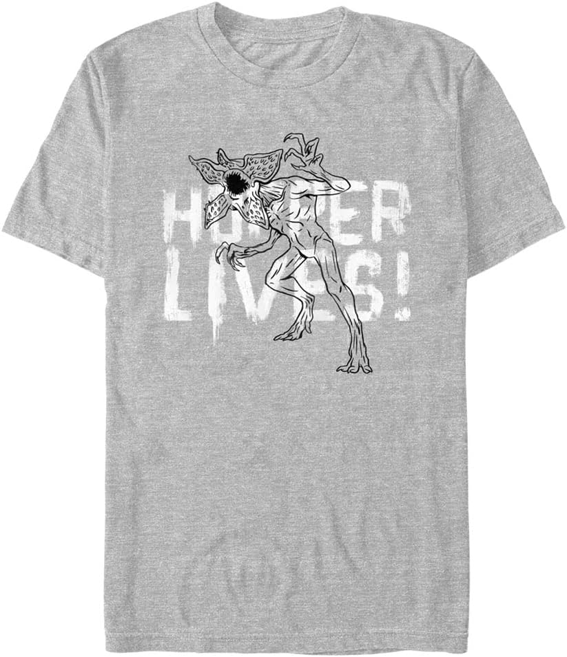 Stranger Things Men's Big & Tall Hopper Paint Short Sleeve Tee T-Shirt | Best Seller