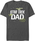 Fifth Sun Star Original Series Trek Dad Men's Tops Short Sleeve Tee Shirt T-Shirt | Premium Quality