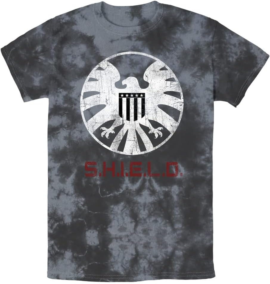 Marvel Universe Shield Branding Young Men's Short Sleeve Tee Shirt T-Shirt | US Viral Style