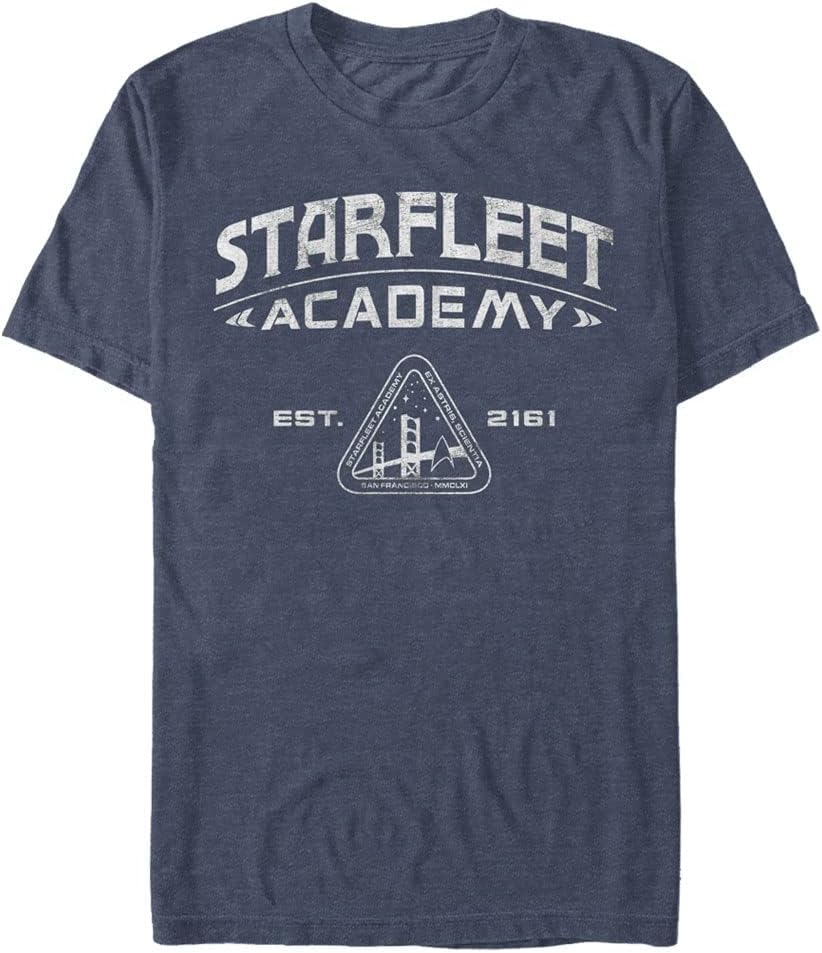 Fifth Sun Star Trek Multiple Franchise Starfleet Academics Men's Tops Short Sleeve Tee Shirt T-Shirt | Best Seller