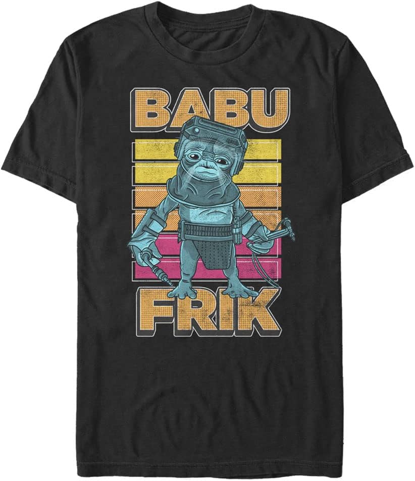 STAR WARS Big & Tall Rise of Skywalker Pop Babu Men's Tops Short Sleeve Tee Shirt T-Shirt | US Viral Style