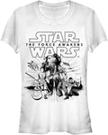 Star Wars Junior's Mono Group Graphic Tee T-Shirt | Premium Quality