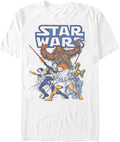 STAR WARS Big & Tall Heroic Crew Men's Tops Short Sleeve Tee Shirt T-Shirt | Aesthetic Streetwear