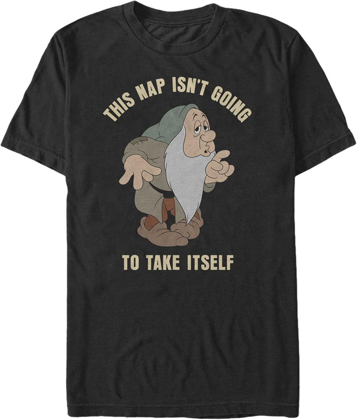 Disney Big & Tall Princesses Nap Taker Men's Tops Short Sleeve Tee Shirt T-Shirt | Best Seller