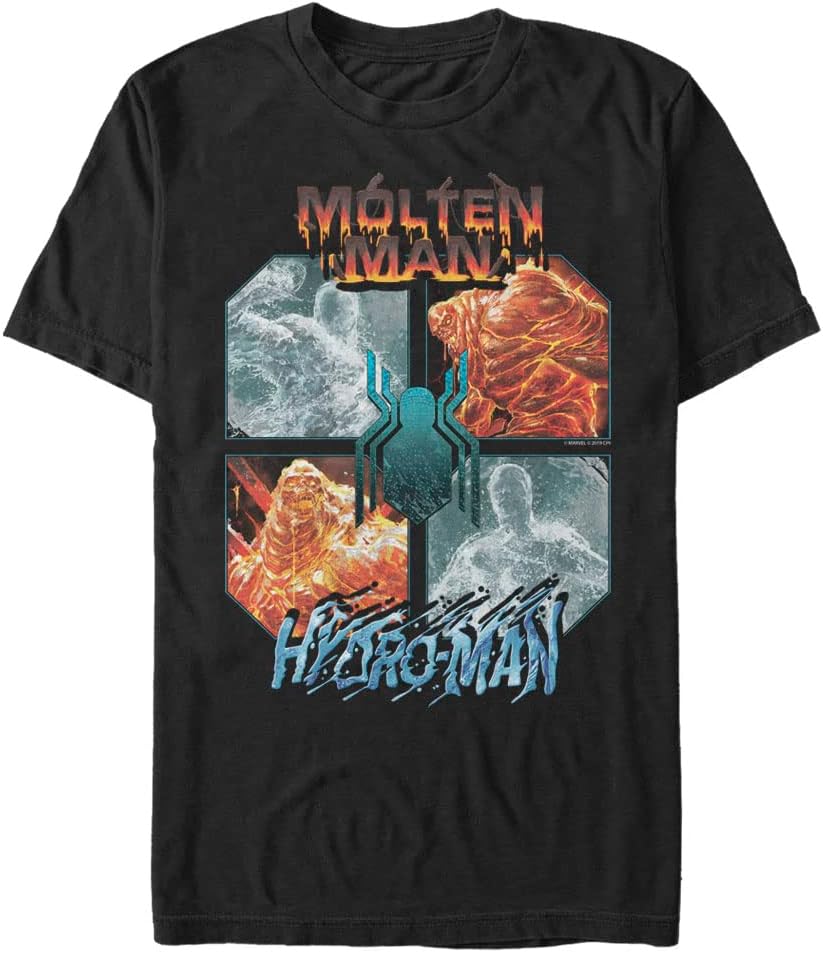 Marvel Big & Tall Elemental Box Up Men's Tops Short Sleeve Tee Shirt T-Shirt | US Viral Style