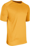 Champro Men's Standard Leader Crew Neck Athletic T-Shirt, Gold, Adult 2X-Large T-Shirt | Aesthetic Streetwear