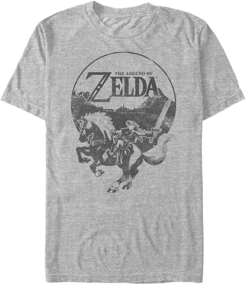 Nintendo Fighter Men's Tall Tops Short Sleeve Tee Shirt Athletic Heather T-Shirt | Trending 2025