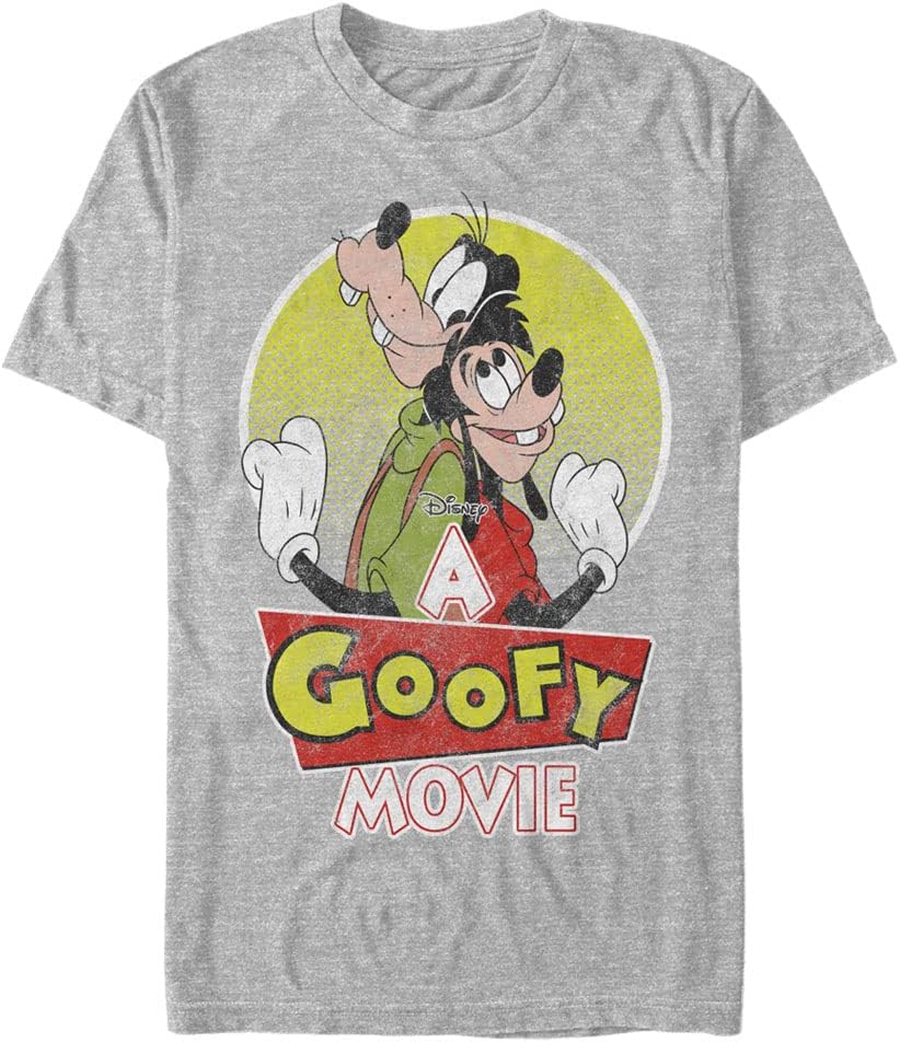 Disney Big & Tall Goofy Movie Goof and Son Men's Tops Short Sleeve Tee Shirt T-Shirt | Aesthetic Streetwear