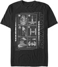 STAR WARS Mens Battle Ships Men's Tops Short Sleeve Tee Shirt T-Shirt | Premium Quality